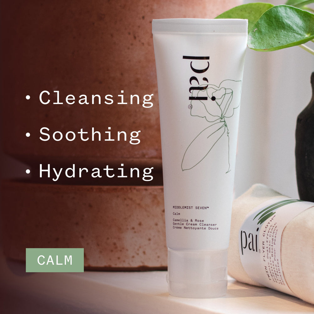 Middlemist Seven™ Mini | Cream Face Cleanser and Cloth | Pai