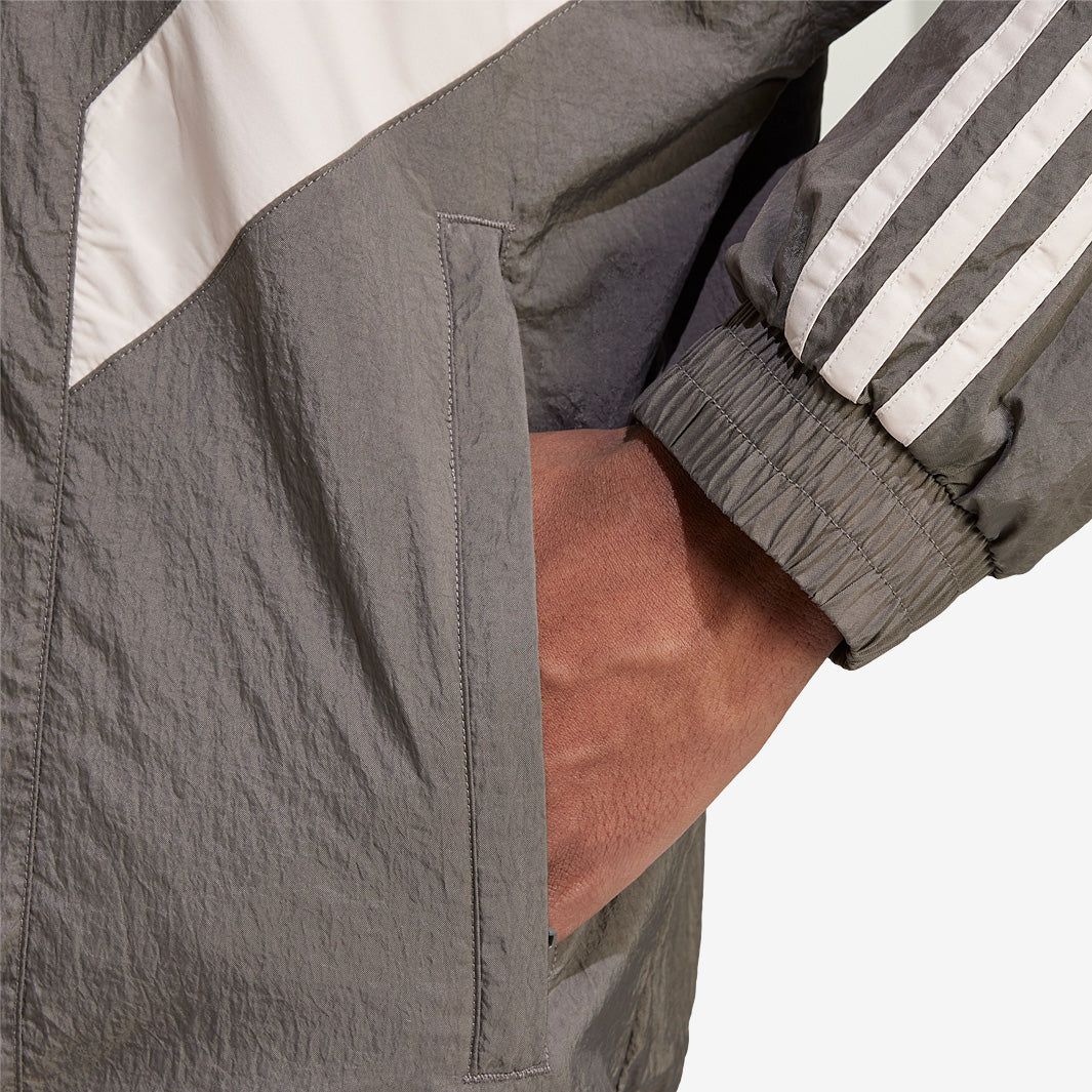adidas Originals Real Madrid Track Top - Charcoal/Dark Grey - Mens