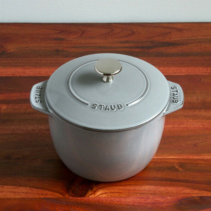 ストウブ ラ ココット デ ゴハン M 16cm グレー / staub | 食器と料理