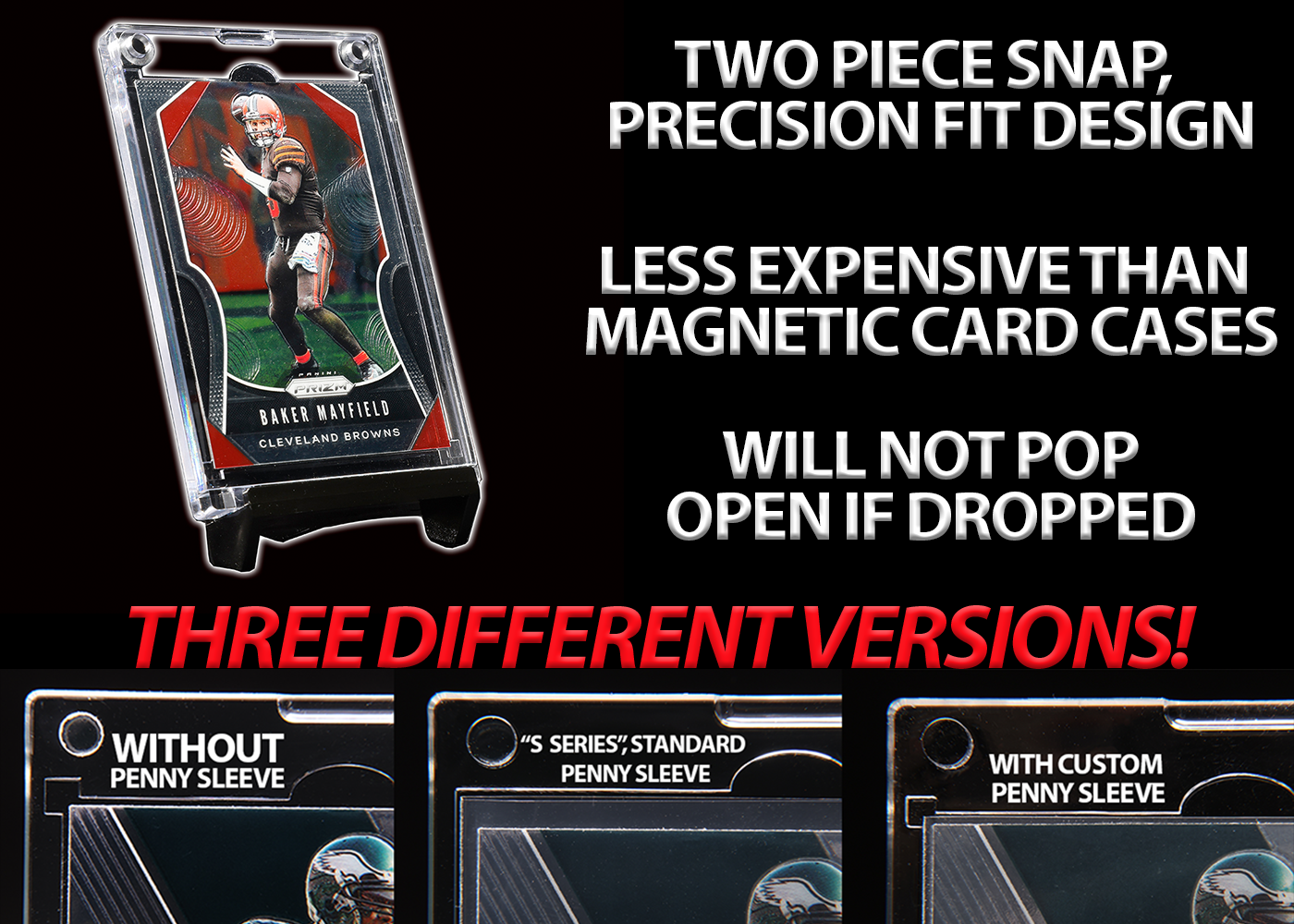 4th Generation Card Holder - The EZ-Snap™ - Trading Card Cases