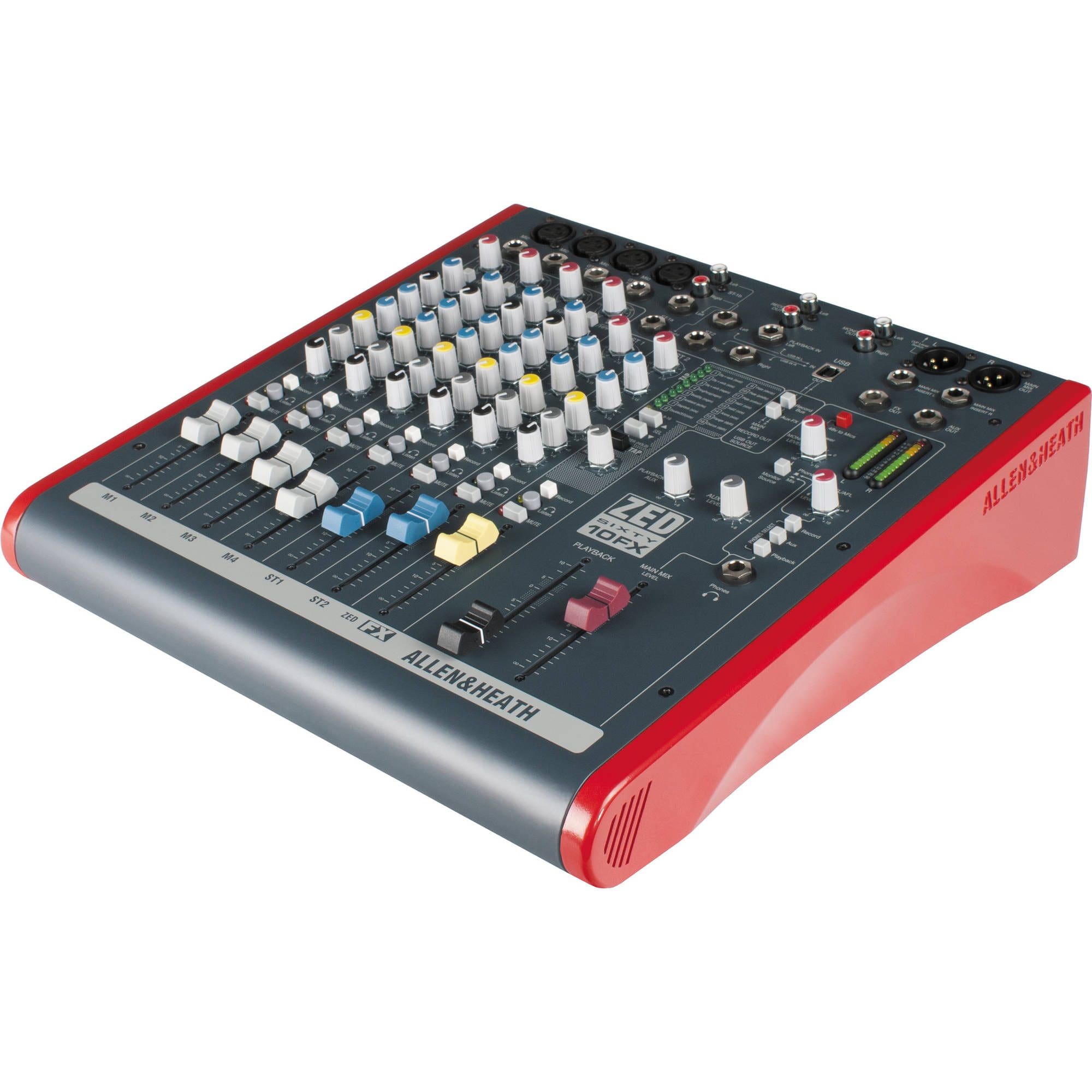 Allen & Heath ZED60-10FX – 6 Channel Mixer with Digital Effects