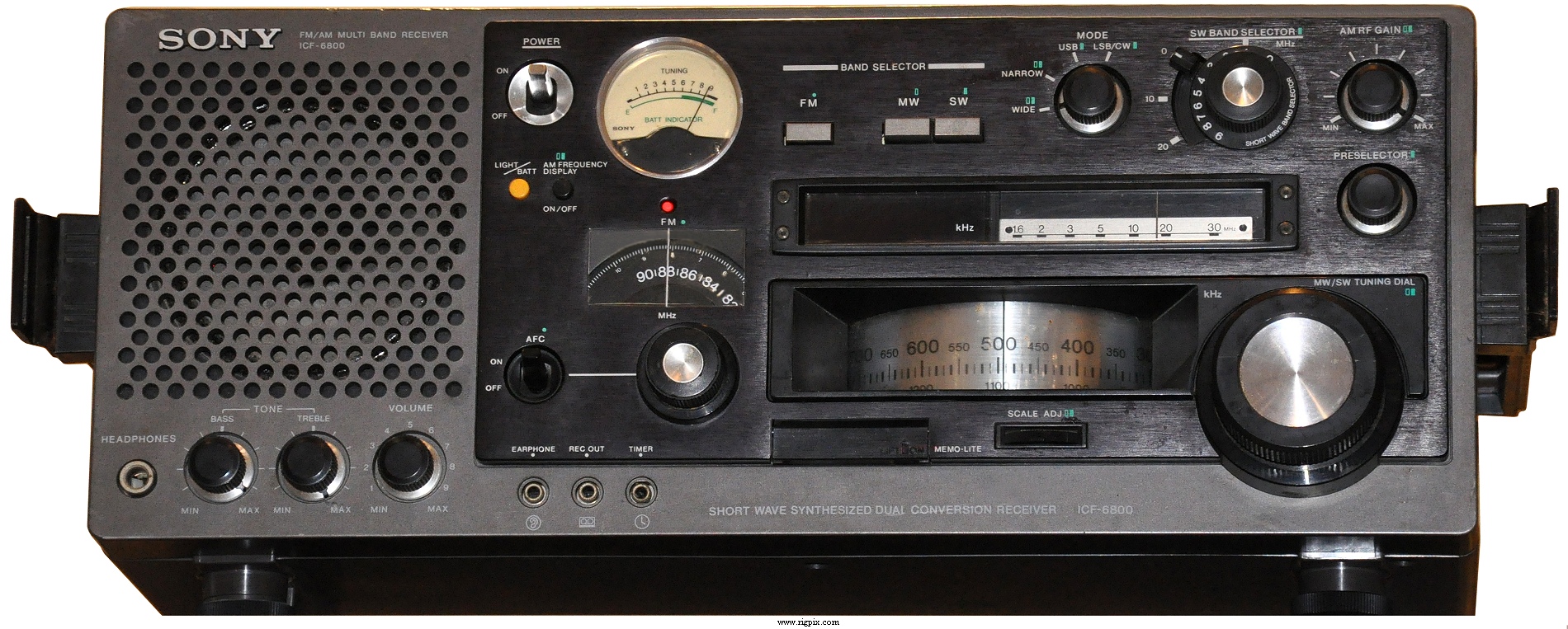 RigPix Database - Sony - ICF-6800