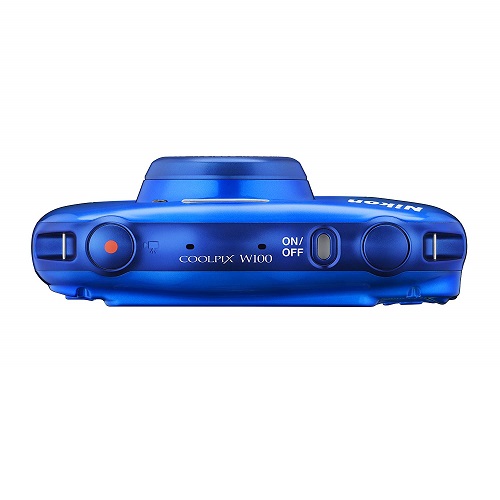 Nikon 防水カメラ COOLPIX W100 ブルー /スーツケースレンタルは日本
