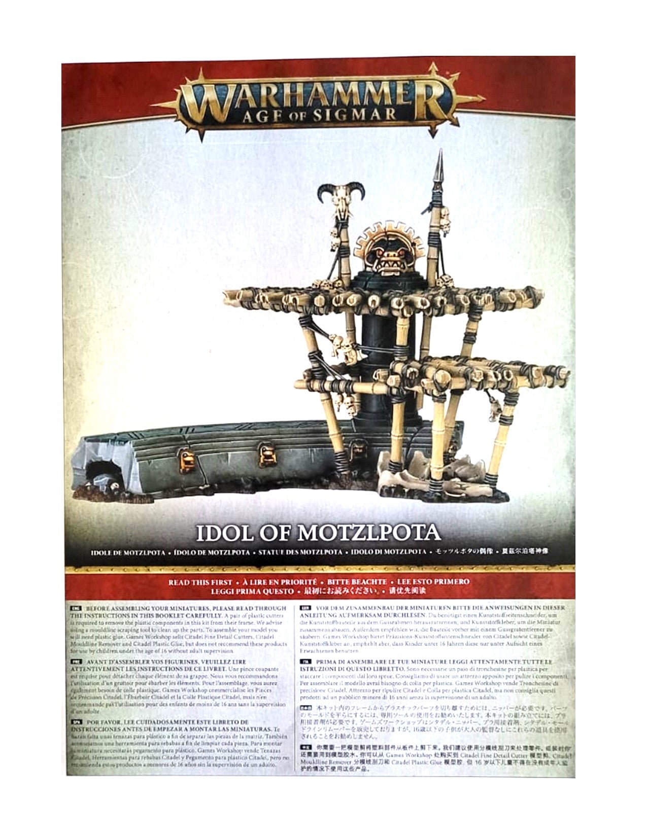 Idol of Motzlpota Seraphon Terrain Warhammer Age of Sigmar – War