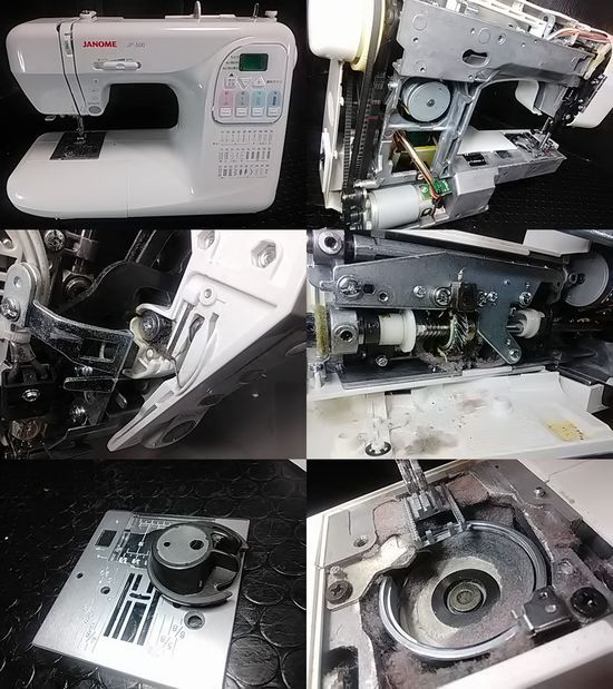 ジャノメミシン｜JP-500｜分解メンテナンス修理 | tetettaミシン修理ブログ