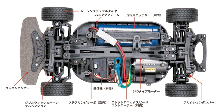 TT-01 TYPE-Eシャーシ