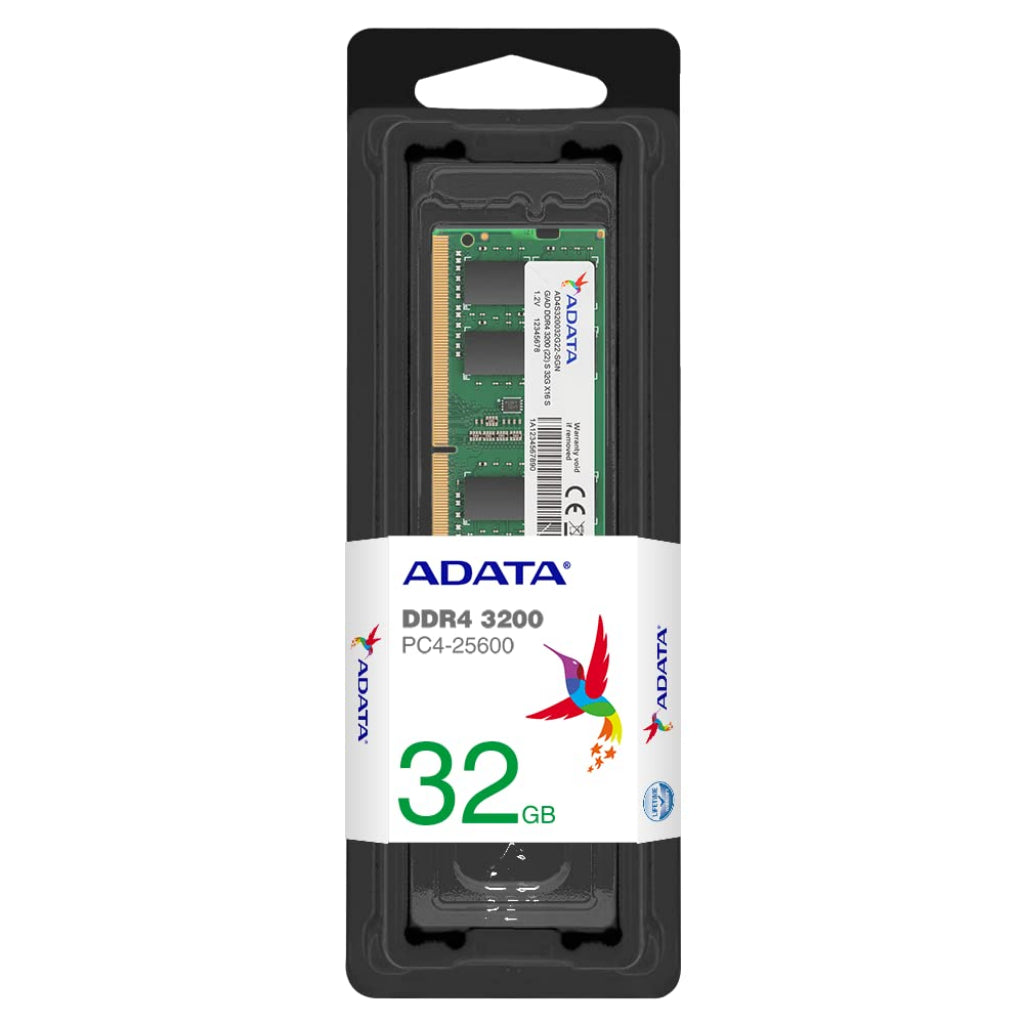 ADATA Premier 32GB DDR4 3200MHz CL22 SODIMM Laptop Memory - tpstech.in