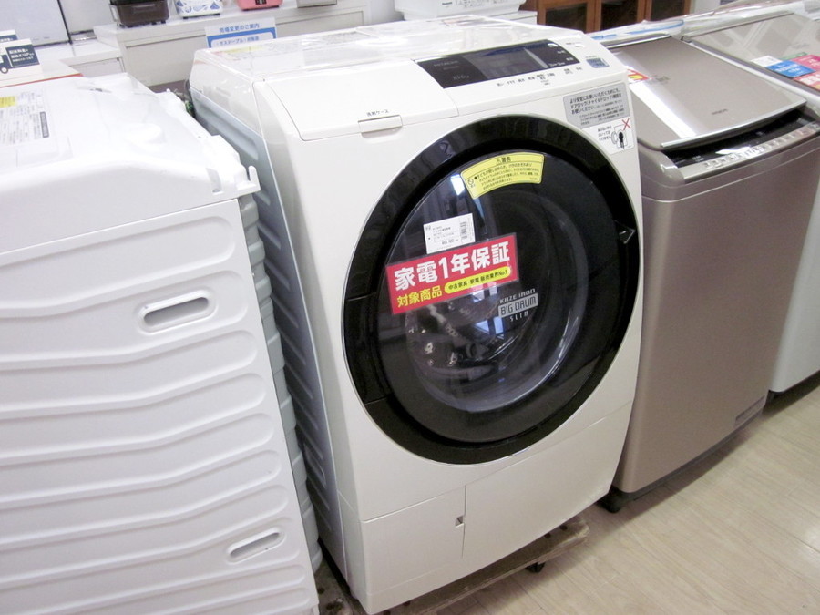 HITACHI(日立)の10.0kgドラム式洗濯乾燥機 2016年製「BD-T6000」｜2019