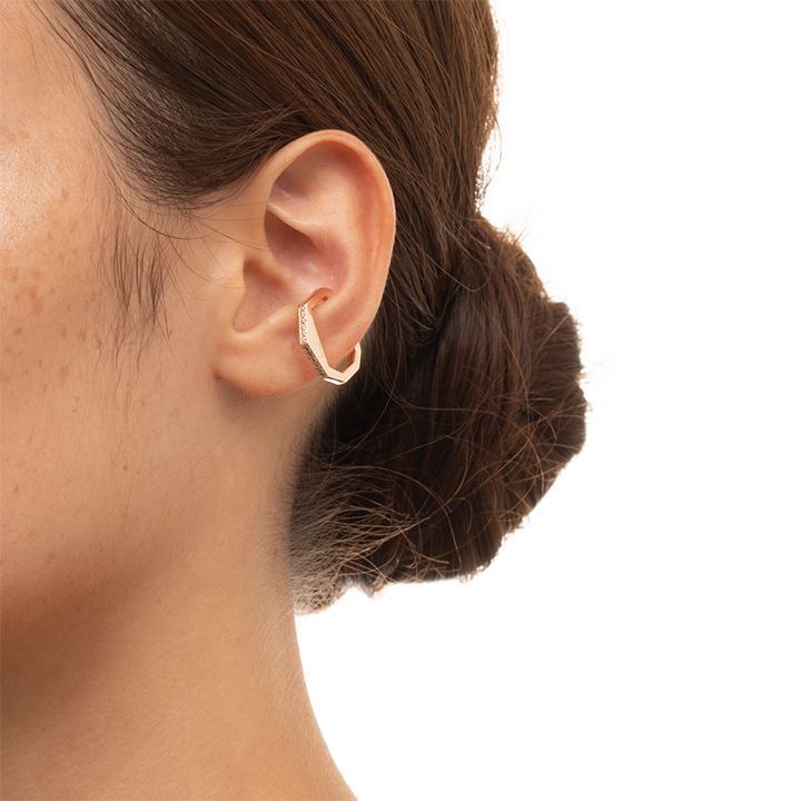 SOLD}Hirotaka ヒロタカ Manhattan Diamond Ear Cuff{-BAS} - underbar