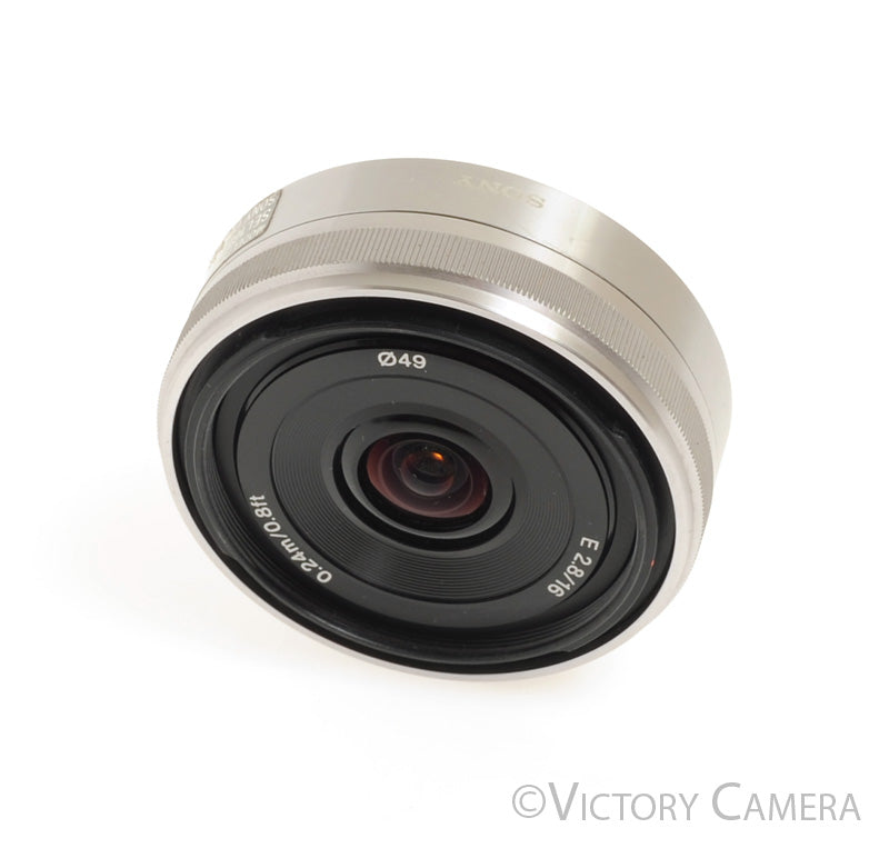 Sony 16mm f2.8 SEL16F28 Wide Angle AF Pancake Prime Lens for E Mount [