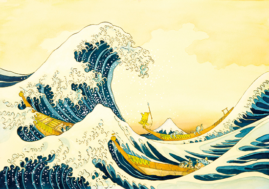 ますむらひろしの北斎展 ATAGOAL×HOKUSAI ｜ 過去の展覧会 ｜ 八王子市