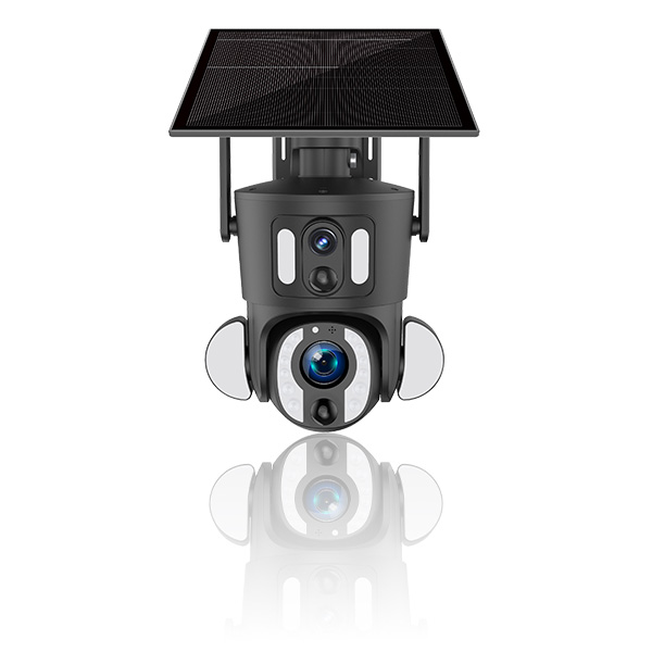 XZ6 Dual Pro - 4K Wi-Fi Dual Lens Solar Powered Rotating Security