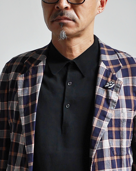 AURALEE Super Hard Twist High Gauge Knit Polo | 大阪心斎橋のメンズ