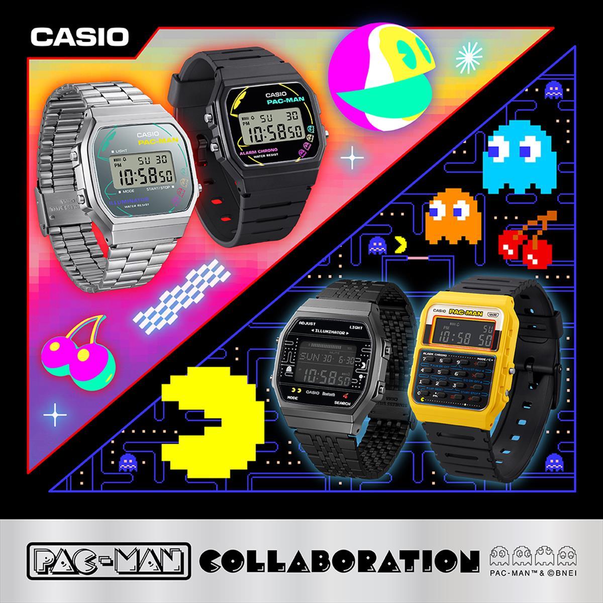 カシオ クラシック CA-53WPC-1BJR パックマン PAC-MAN