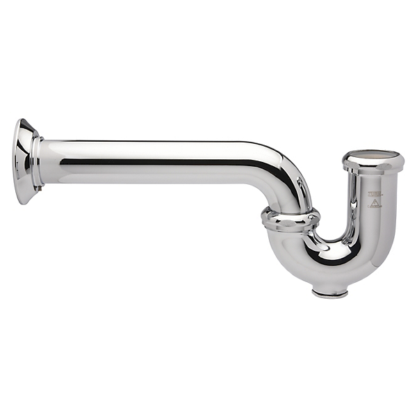 P-Trap with Wall Bend and Cleanout, 1 1/2” Inlet, 1 1/2