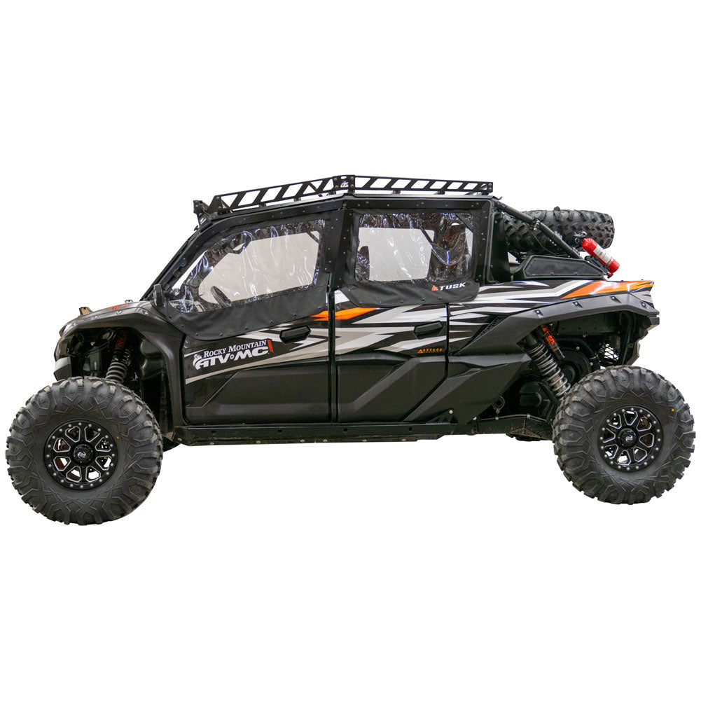 Tusk Zipperless Upper Door Kit Kawasaki Teryx KRX4 1000 2023-2026