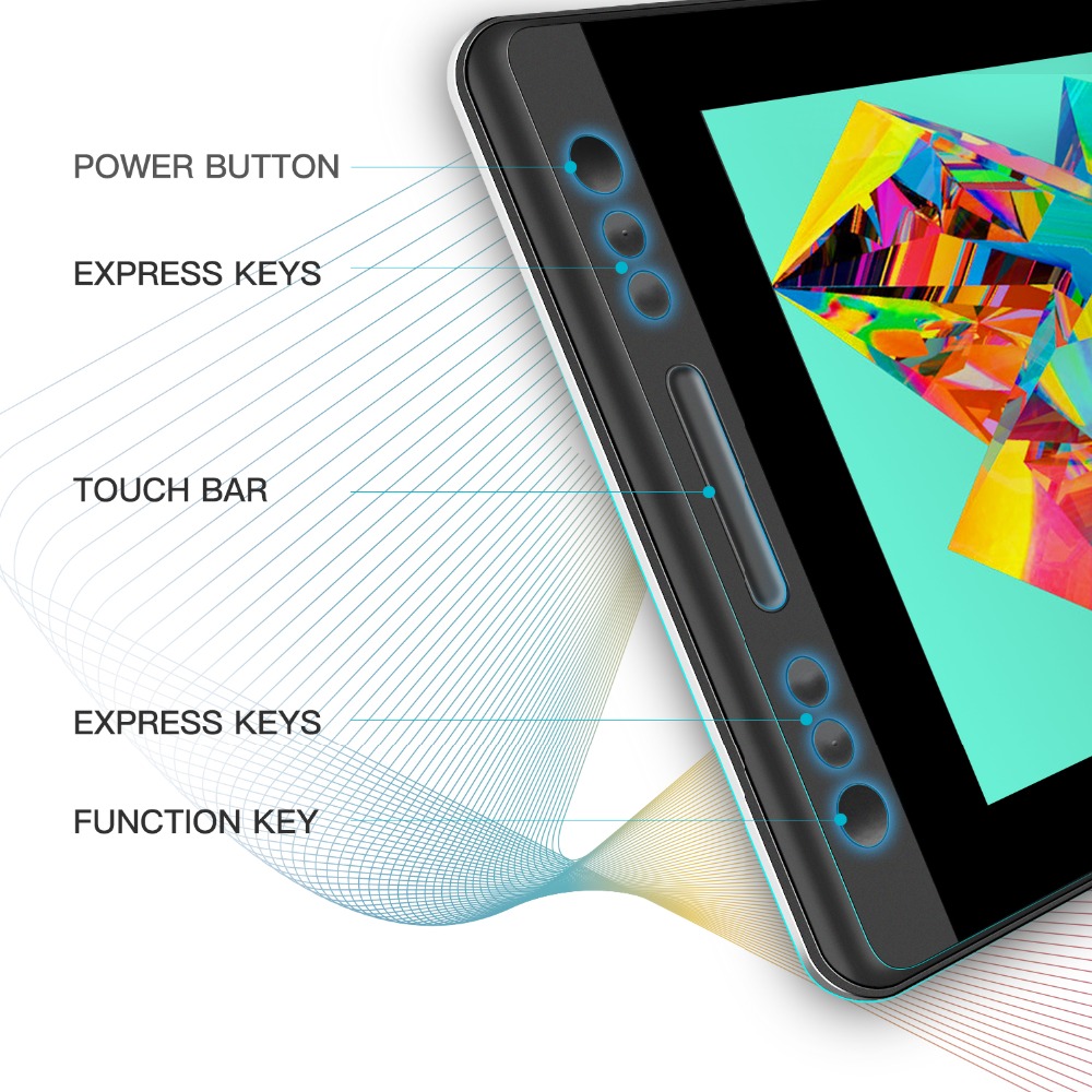 HUION Kamvas Pro 13 GT-133 Pen Display Digital Graphic Tablet