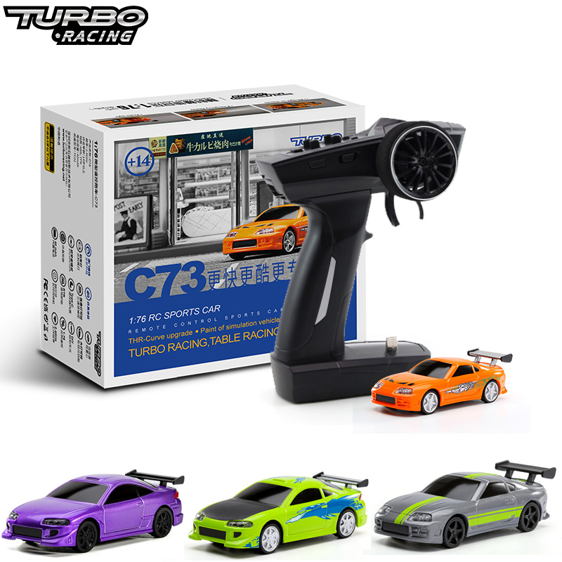 ターボレーシング 1:76 C64 C73 C72 C74 ドリフトRCカー ジャイロ搭載