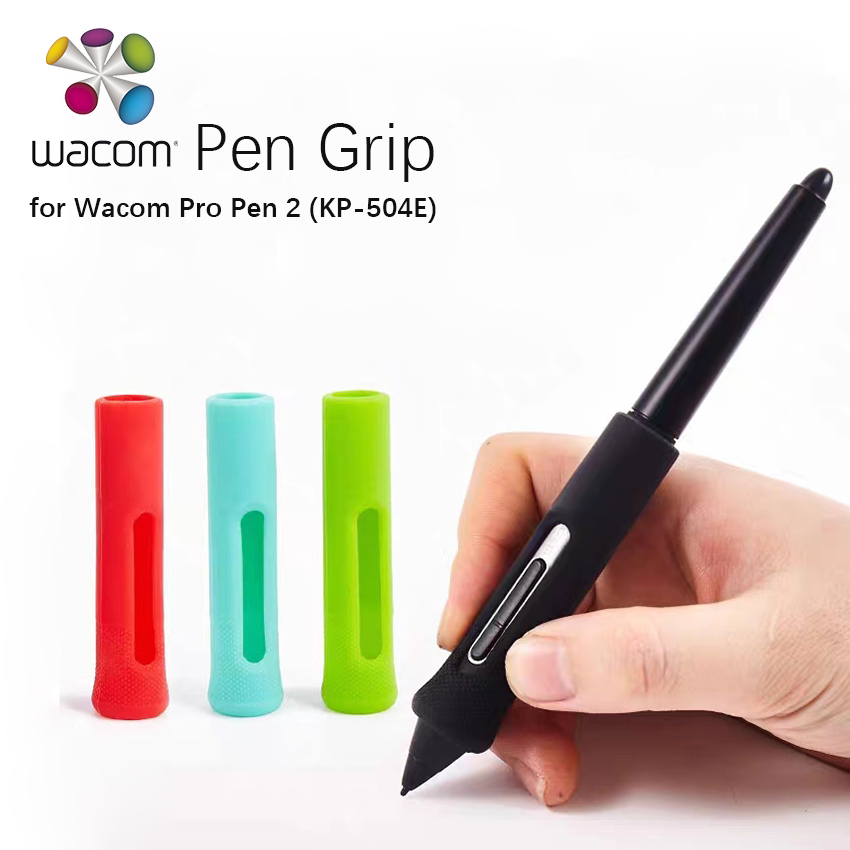 カラー ペン グリップ Wacom Pro Pen 2 (KP-504E) スタイラス用、ペン