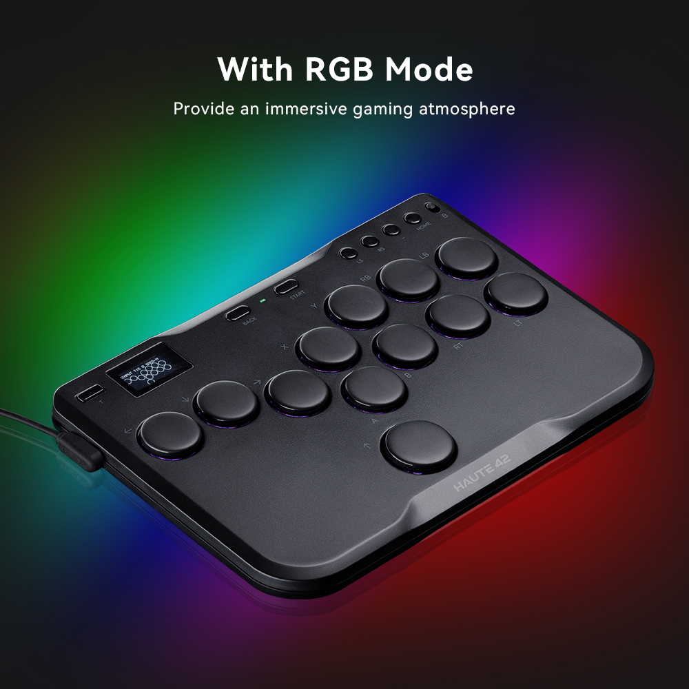 Haute42 Cosmox Mini Arcade Joystick Hitbox Controller Keyboard