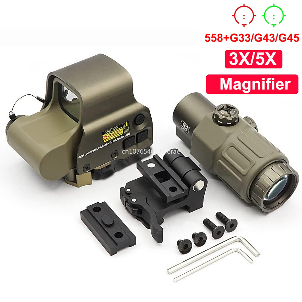 EOTECH 558 ホログラフィックコリメーターレッドドットサイト G43/G33