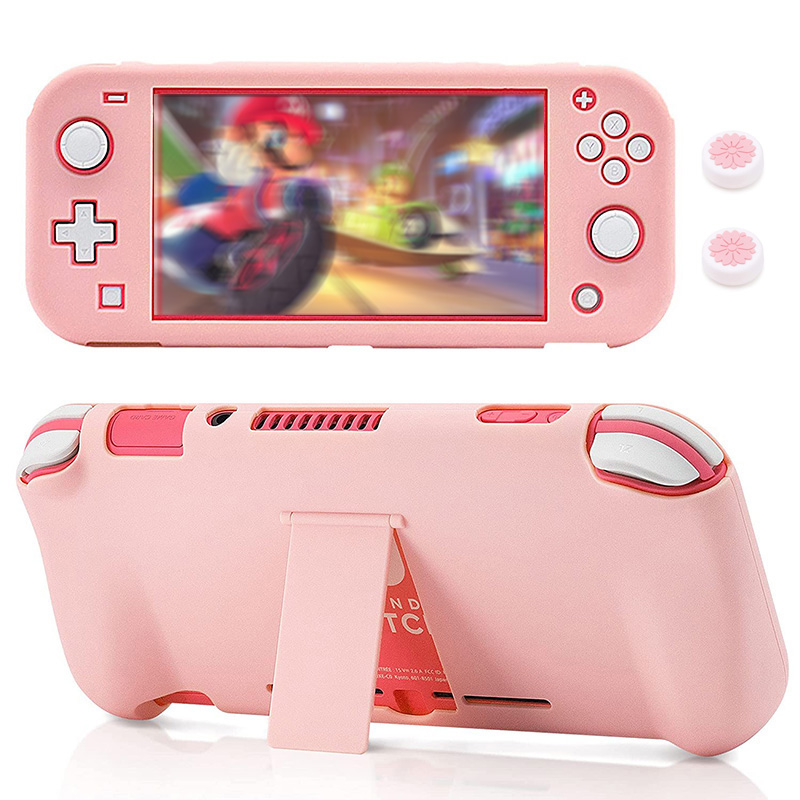 t.。Nintendo Switch Lite コーラルピンク ケースセッ Nintendo Switch