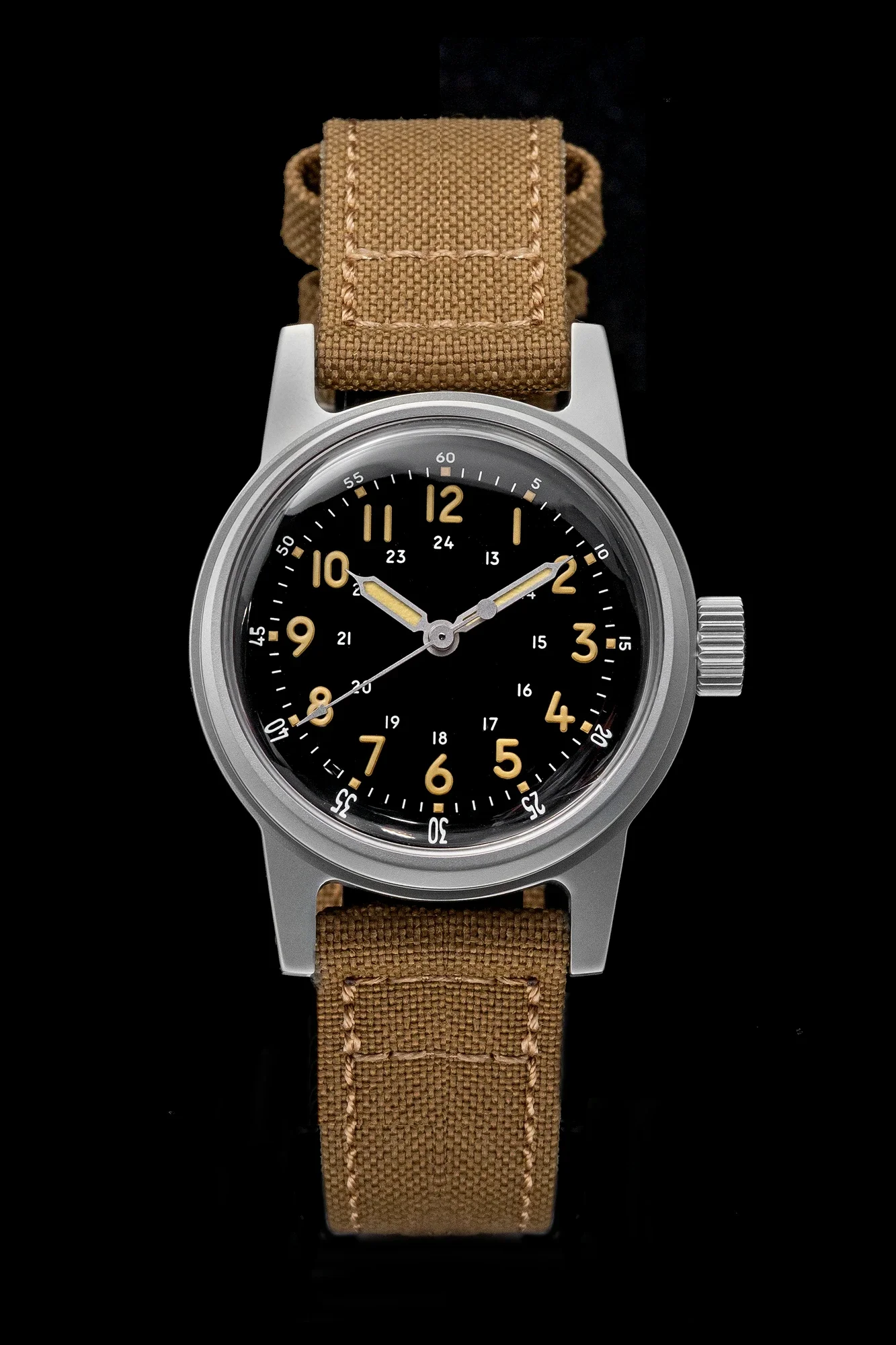 THORN Retro Military Watch 36mm Watch Made of NH35A Movement SHY