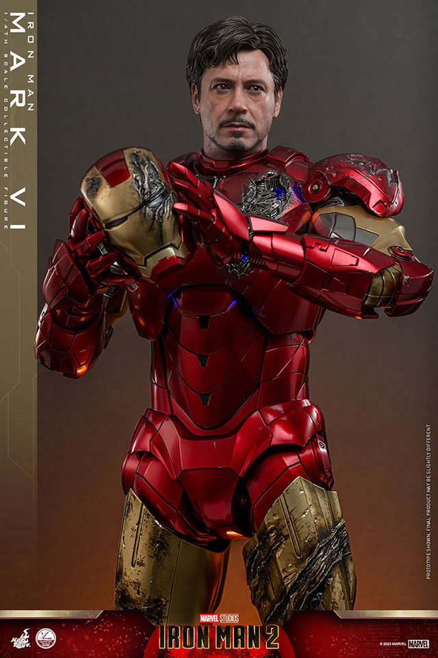 マーベル「アイアンマン」マーク6、全高約49cm、40箇所以上可動で大
