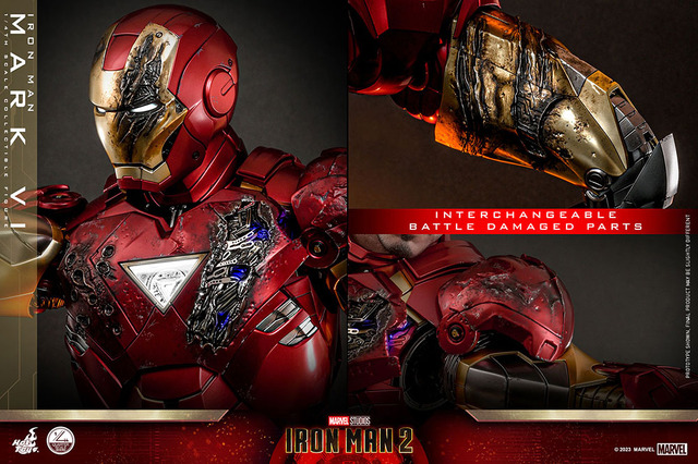 マーベル「アイアンマン」マーク6、全高約49cm、40箇所以上可動で大