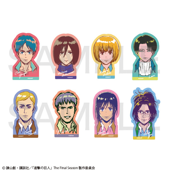 進撃の巨人」“WIT STUDIO”の原画がグッズに！エレン、リヴァイ達の戦い