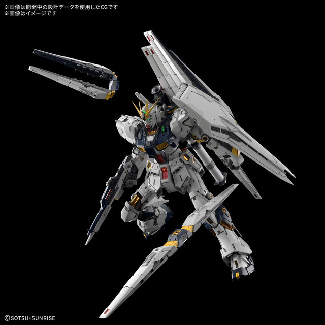 νガンダムは伊達じゃない！”「PG UNLEASHED 1/60 νガンダム」抽選販売