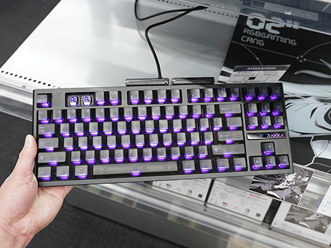 ラピッドトリガー対応のテンキーレスキーボード「RAKKA 80 EDGE」が