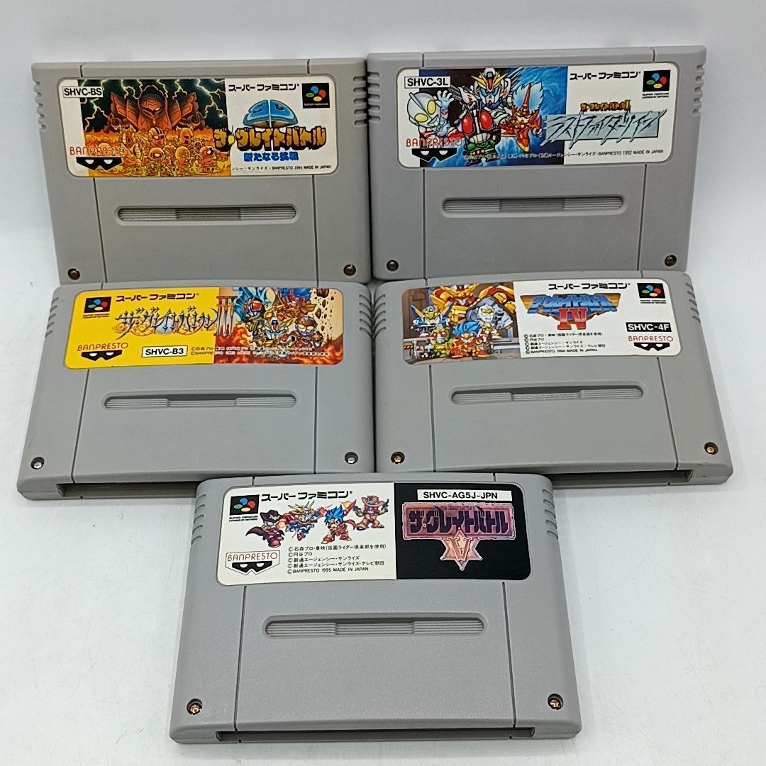 スーパーファミコンソフト】グレイトバトルI・II・III・IV・V 5本