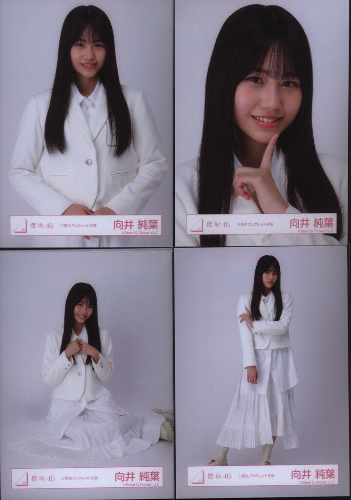 激レア向井純葉 三期生ブックレット衣装 櫻坂46三期生ブックレット衣装