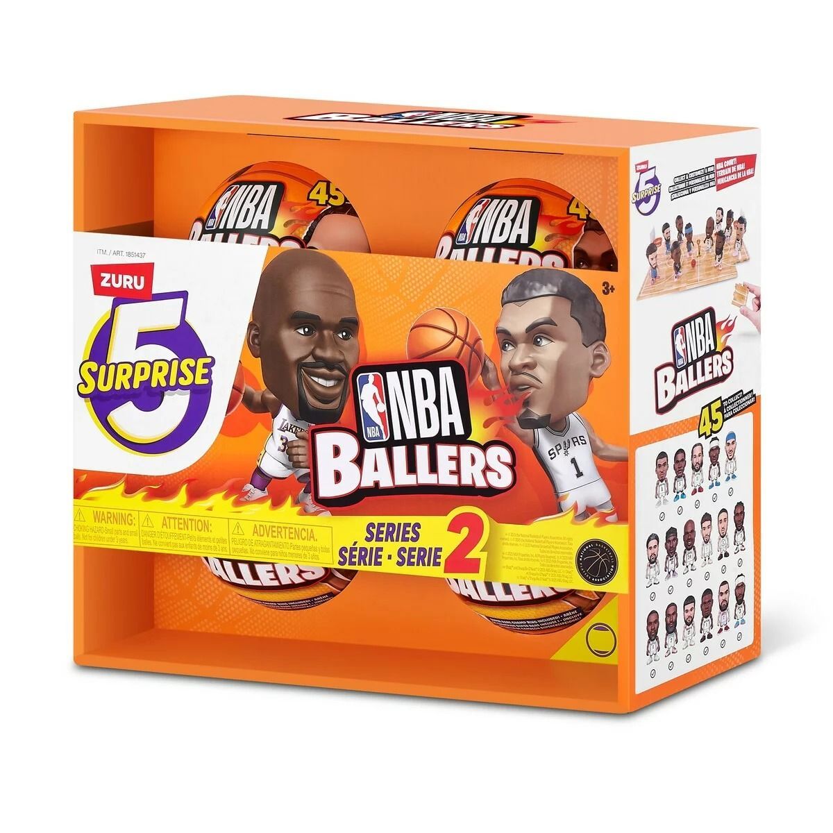 4個入りセット NBA Ballers ミニフィギュア NBA公式ライセンス