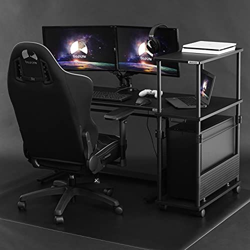 Bauhutte ( バウヒュッテ ) 昇降式 PCワゴン デスク横に並べられる