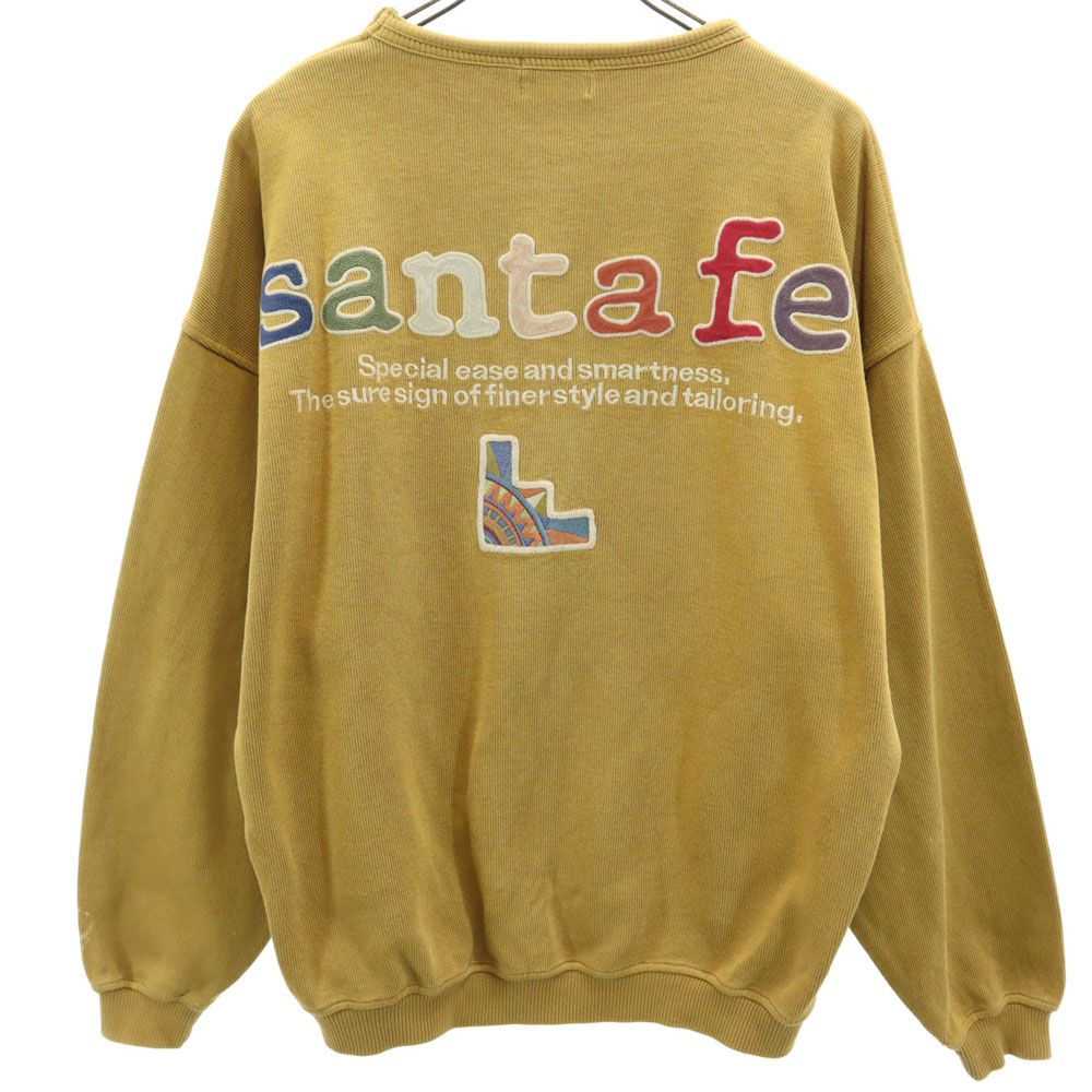 サンタフェ 90s 日本製 オールド バック刺繍 長袖 スウェット