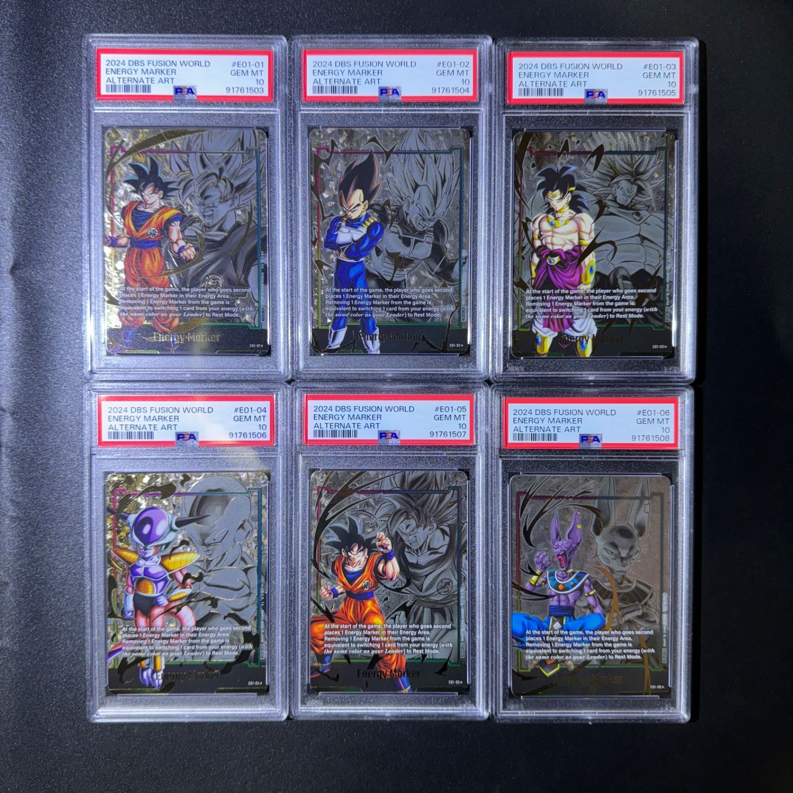 ドラゴンボールフュージョンワールド エナジーマーカー 日本語版PSA10