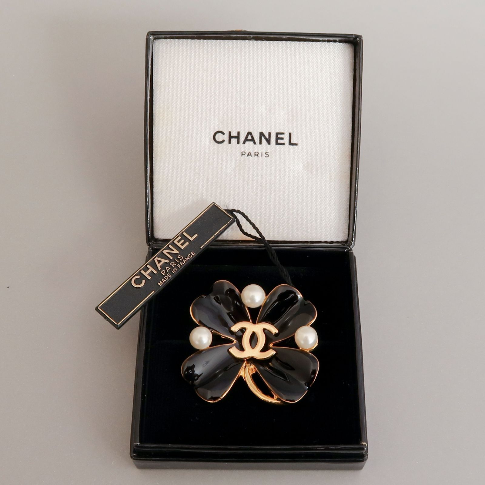 CHANEL CHANEL シャネル ブローチ クローバー モチーフ ココマーク 94P