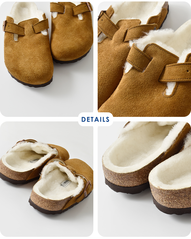 BIRKENSTOCK ビルケンシュトック ボストンシアリング スエードレザー