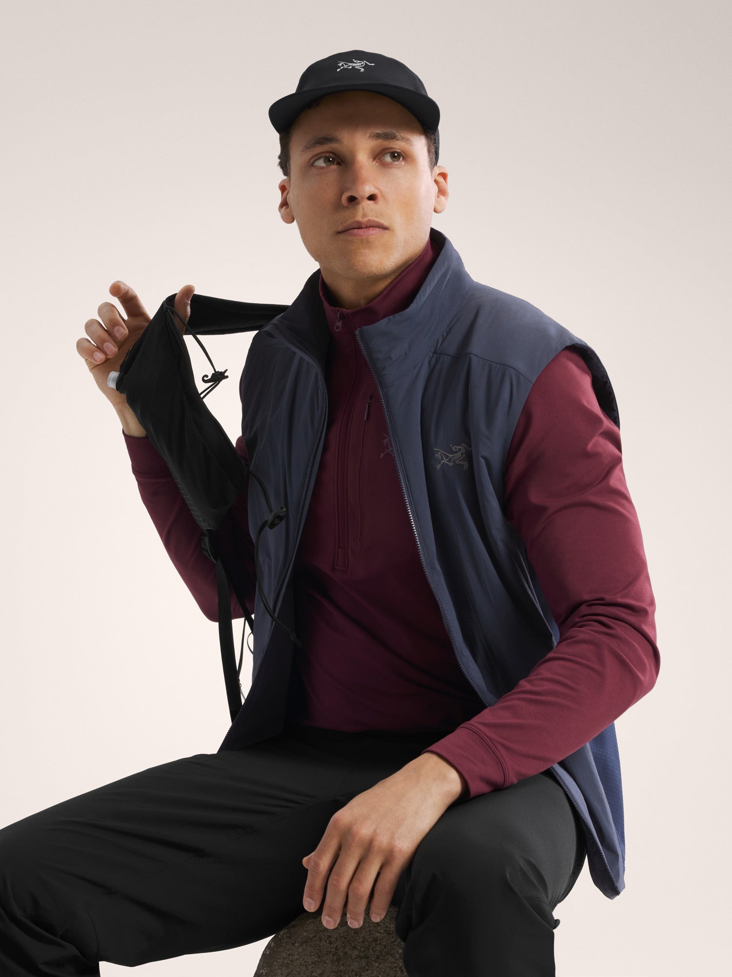 Arc'teryx Men's Breathable Atom Vest Navy – Black Sapphire – Arc
