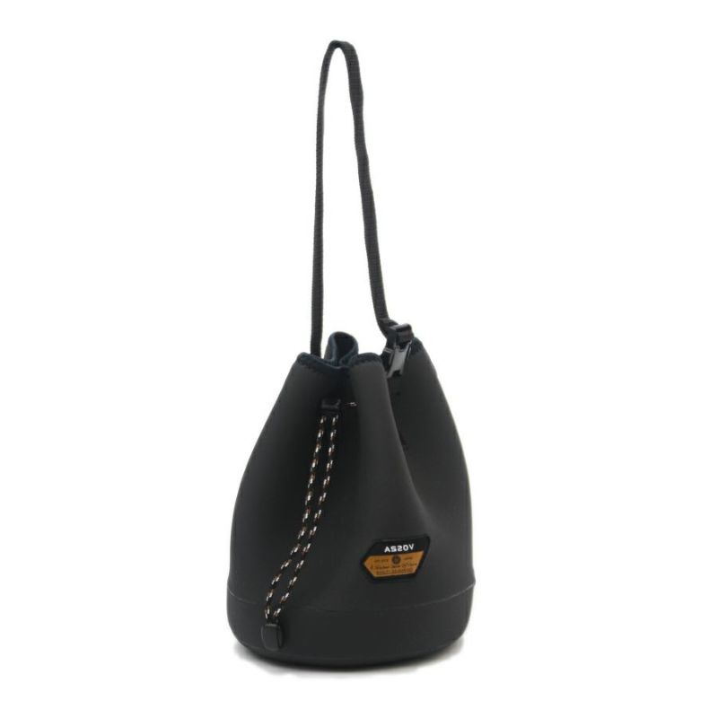 DRAW STRING BAG/BLACKドローストリングバッグ – AS2OV
