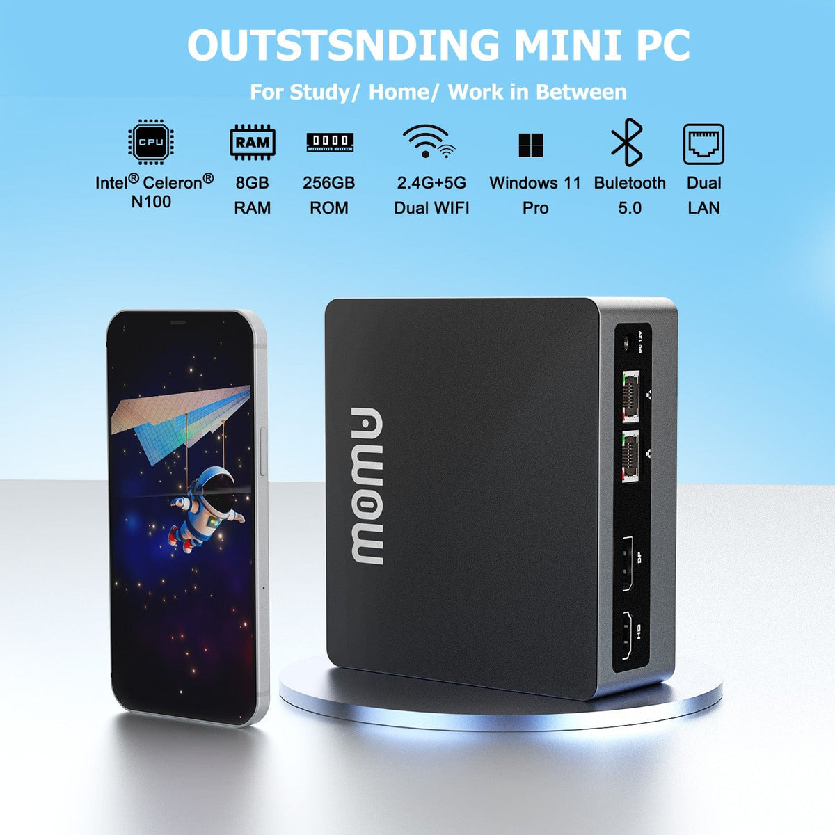 AWOW Mini PC AK10 - Intel N100