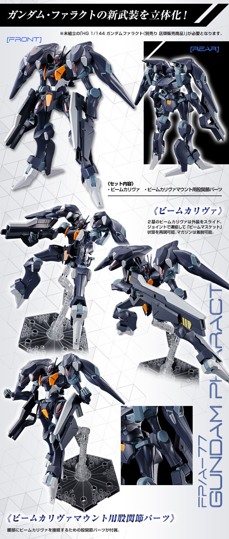 HG 1/144 機動戦士ガンダム 水星の魔女 MS拡張パーツセット1