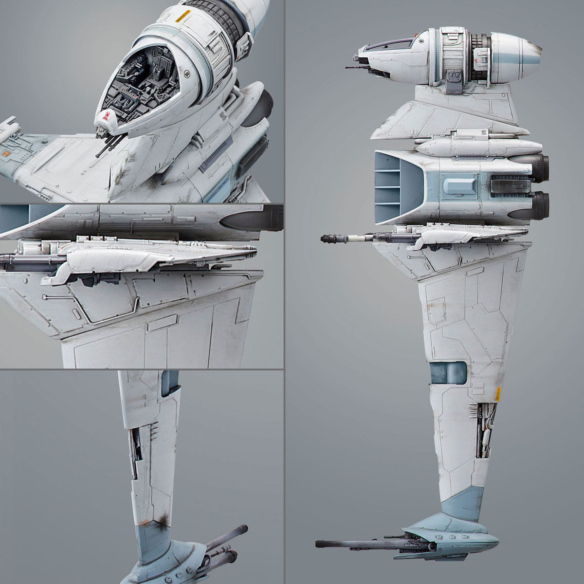 バンダイスター・ウォーズプラモデル】 1/72 Bウイング・スター