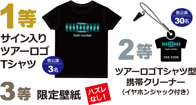 back number tour2017