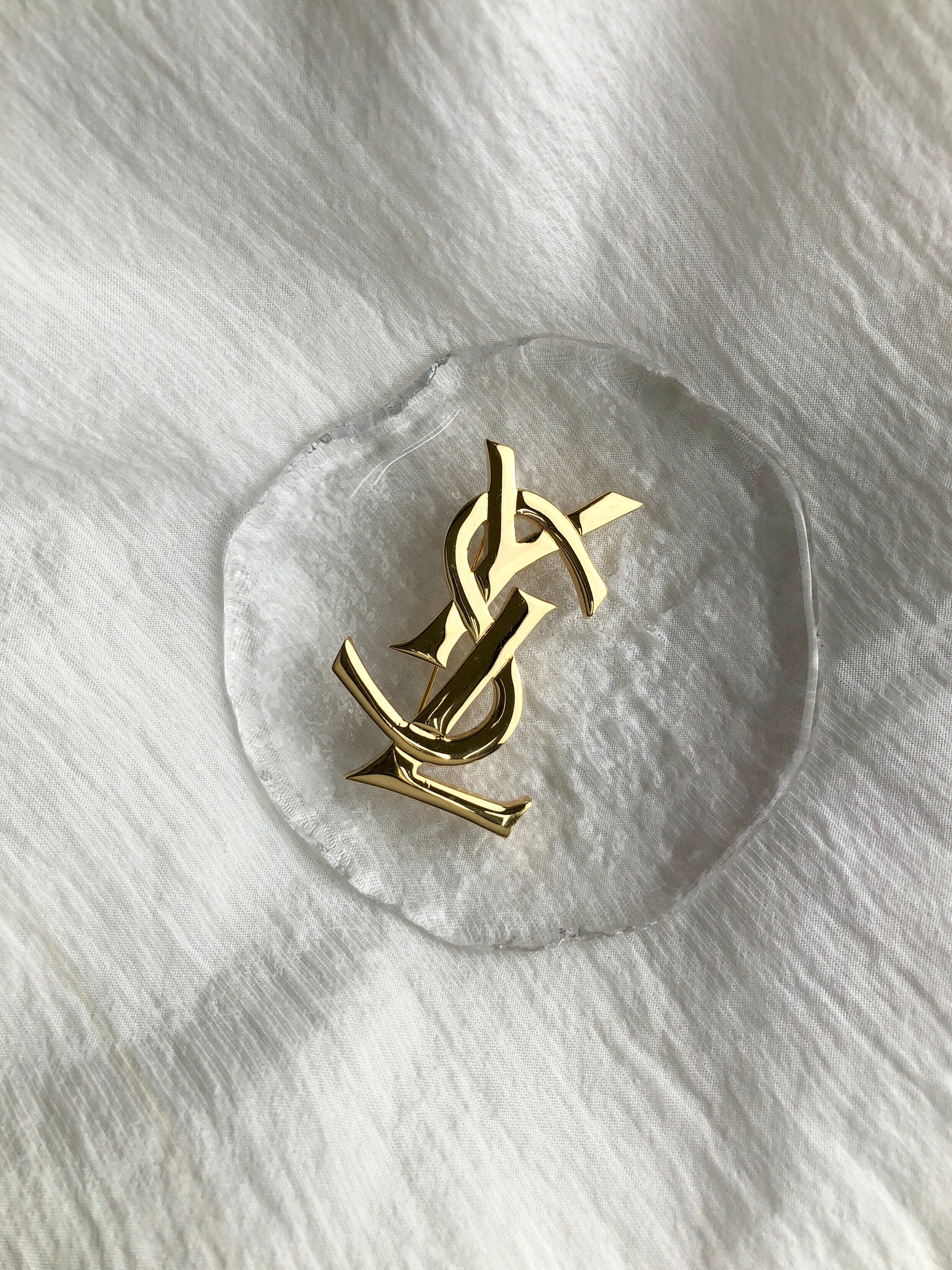 Yves Saint Laurent イヴ・サンローラン ブローチ ブローチ YSL