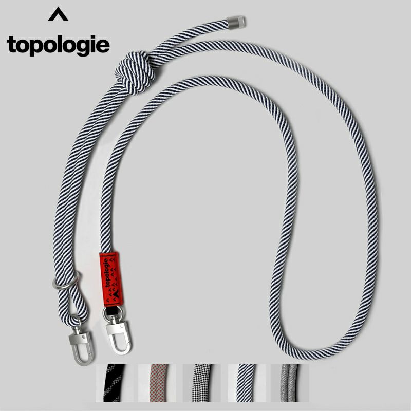 Topologi 8.0mm ロープストラップ|一体型デザインのストラップ|ビッグ