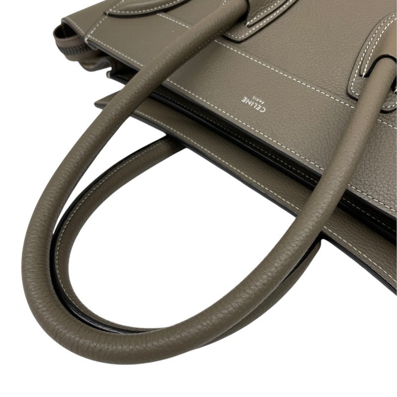 CELINE】セリーヌ ラゲージ マイクロ ショッパー トートバッグ レザー