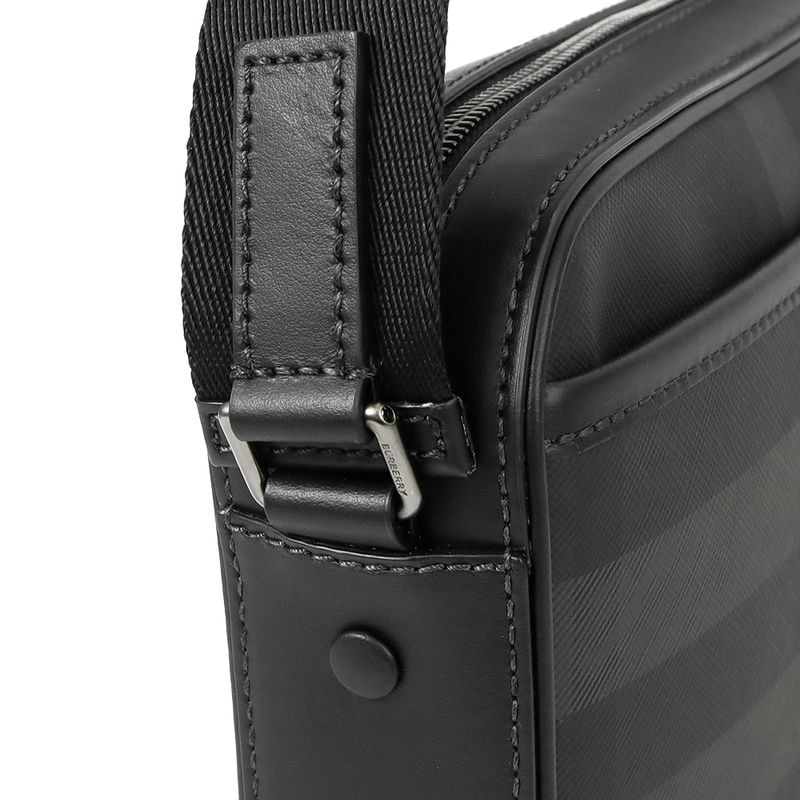 Brandol / BURBERRY バーバリー ショルダーバッグ チェック柄 ブラック